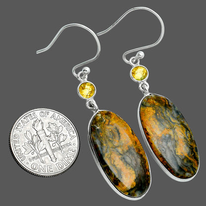 Natural Eclipse & Citrine Earrings E-1002 SDE89124