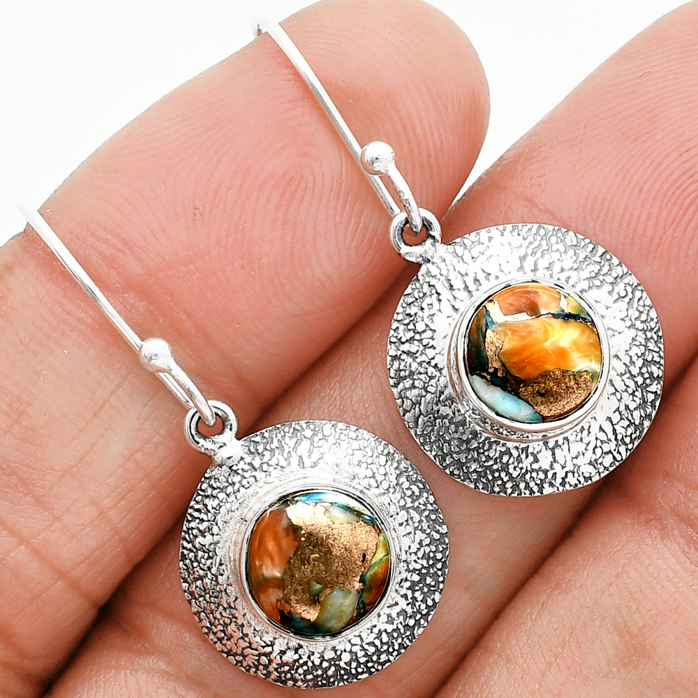 Spiny Oyster Turquoise - Arizona Earrings E-1110 SDE89219