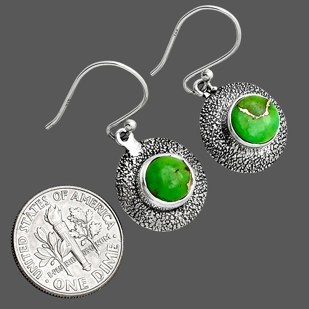 Copper Green Turquoise - Arizona Earrings E-1110 SDE89248