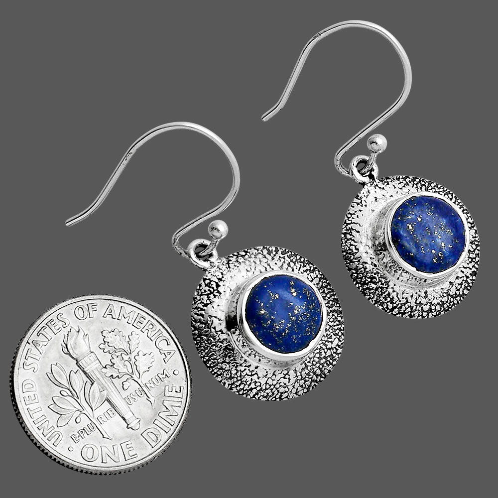 Natural Lapis Lazuli - Afghanistan Earrings E-1110 SDE89259