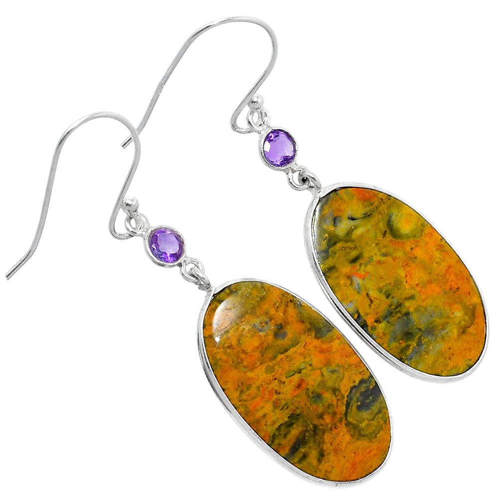 Natural Eclipse & Amethyst Earrings E-1002 SDE89775