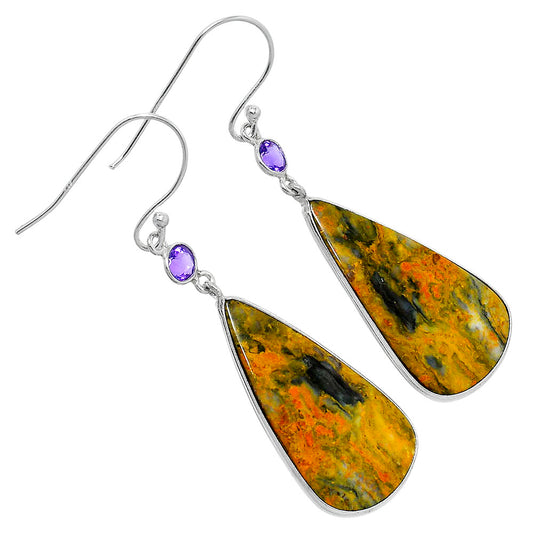 Natural Eclipse & Amethyst Earrings E-1002 SDE89792