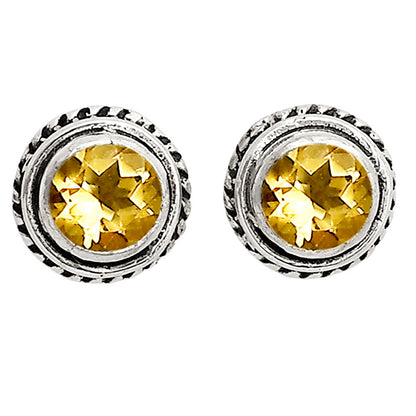 Citrine Stud Earrings E-1245 SDE90320