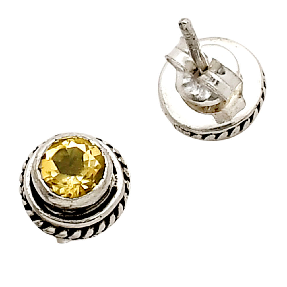 Citrine Stud Earrings E-1245 SDE90320