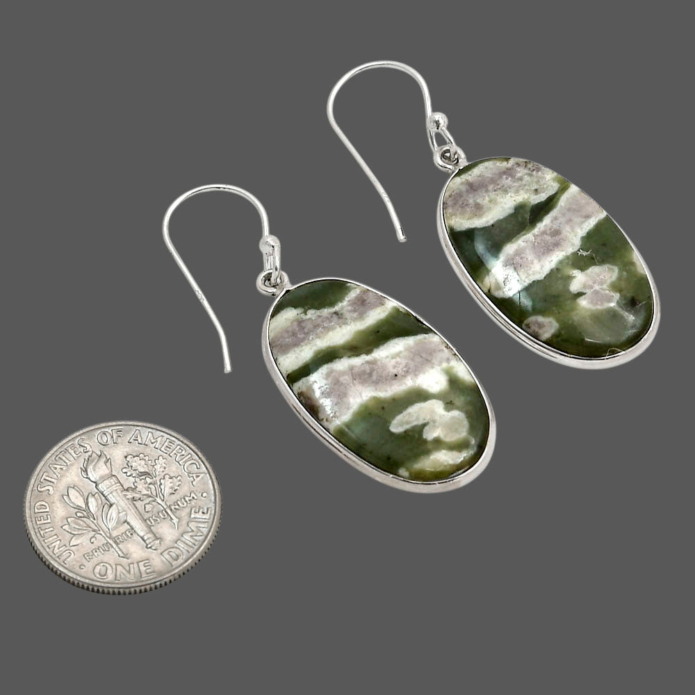 Peace Jade Earrings E-1001 SDE90360