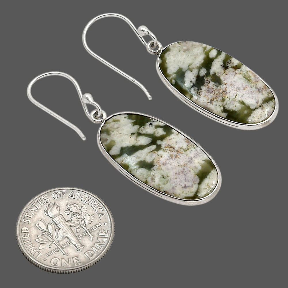 Peace Jade Earrings E-1001 SDE90364