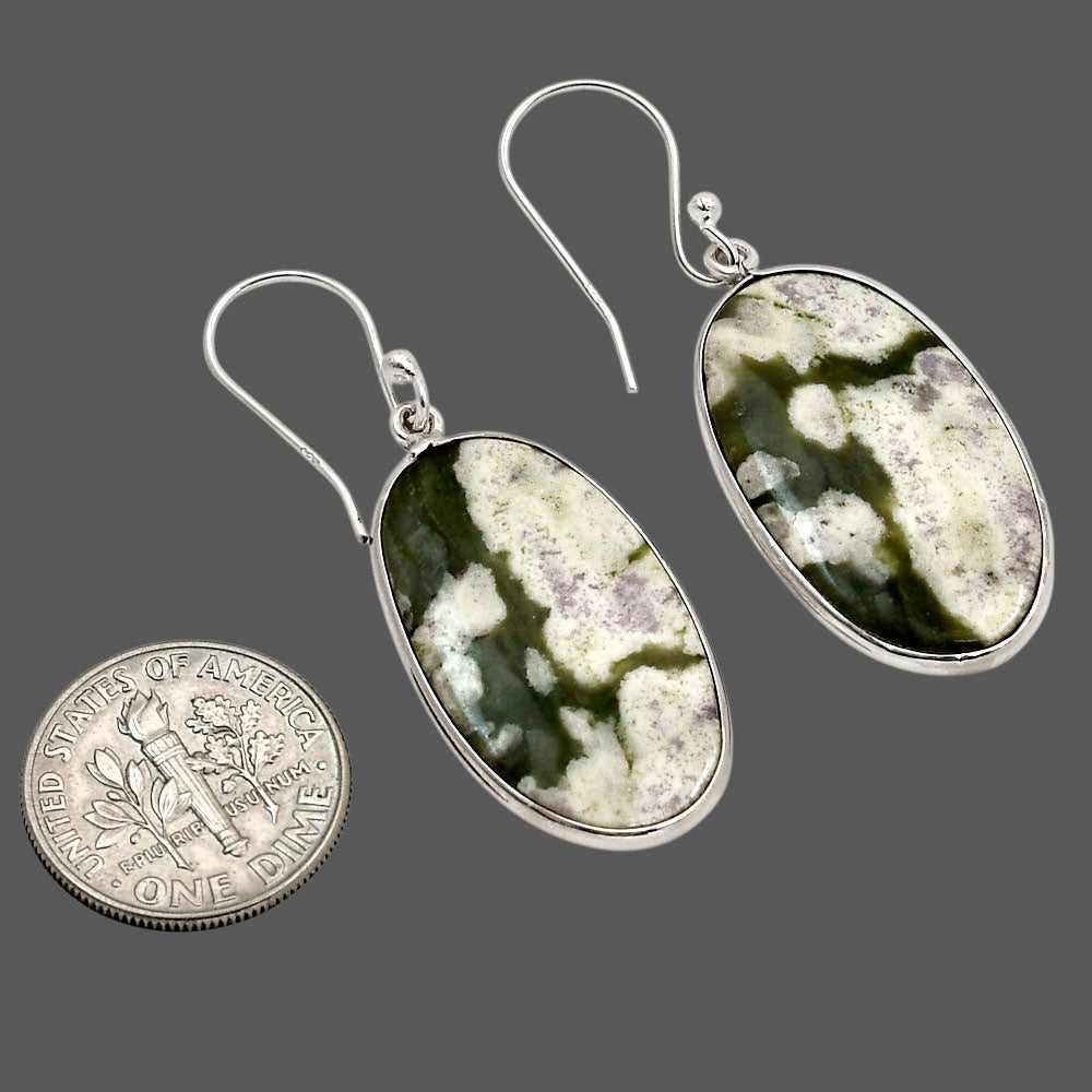 Peace Jade Earrings E-1001 SDE90373