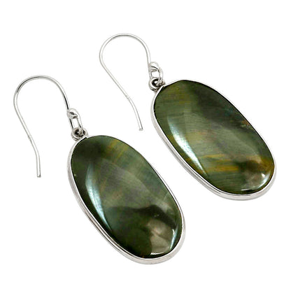 Blue Tiger Eye Earrings E-1001 SDE90379