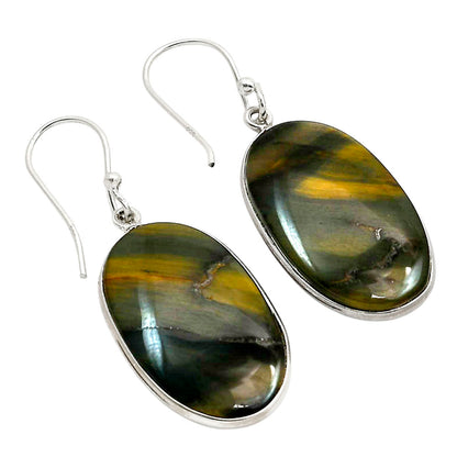 Blue Tiger Eye Earrings E-1001 SDE90383