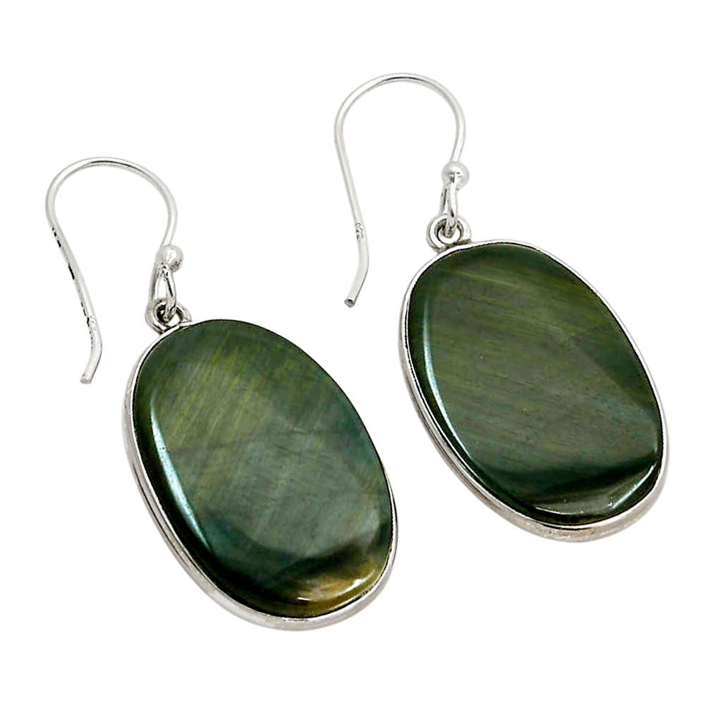 Blue Tiger Eye Earrings E-1001 SDE90384