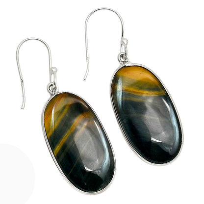 Blue Tiger Eye Earrings E-1001 SDE90391