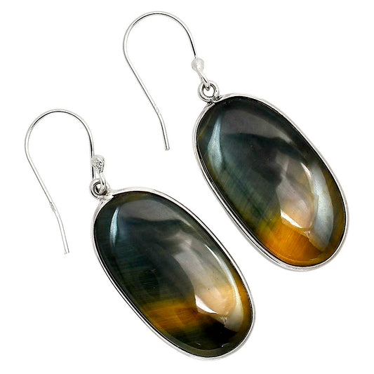 Blue Tiger Eye Earrings E-1001 SDE90400