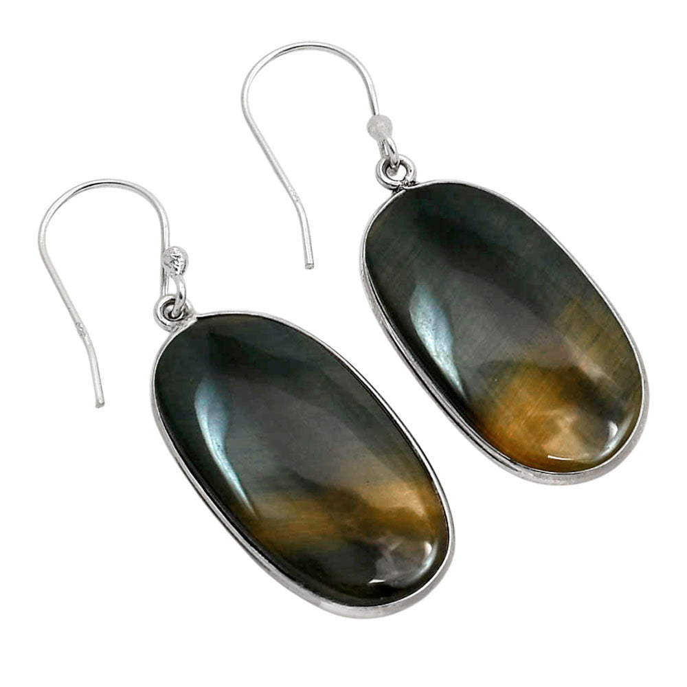 Blue Tiger Eye Earrings E-1001 SDE90400