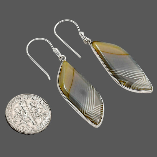 Montana Agate Earrings E-1001 SDE90409