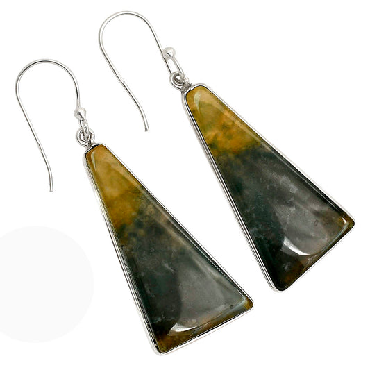 Moss Agate Earrings E-1001 SDE90480