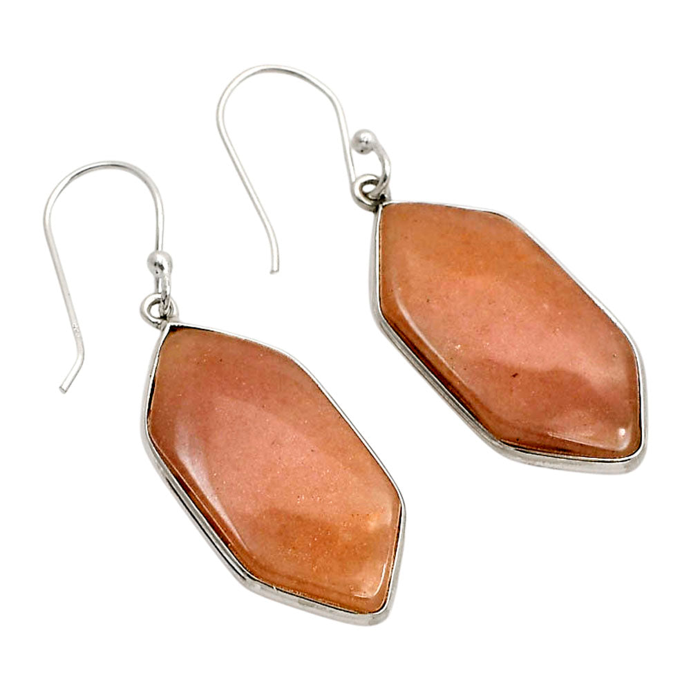 Pink Aventurine Earrings E-1001 SDE90522