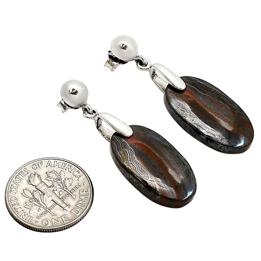 Iron Tiger Eye Earrings E-1199 SDE90644