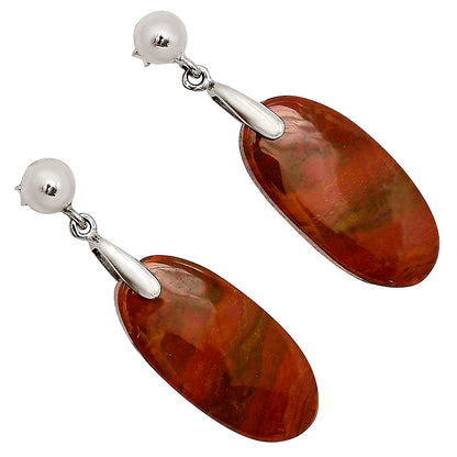 Red Moss Agate Earrings E-1199 SDE90650