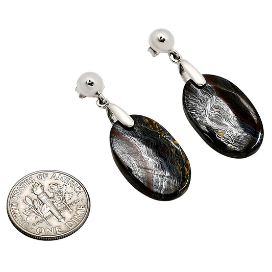 Iron Tiger Eye Earrings E-1199 SDE90661