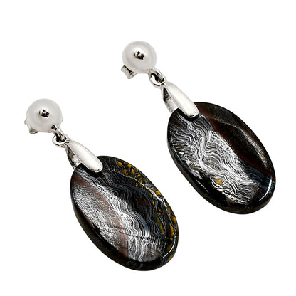 Iron Tiger Eye Earrings E-1199 SDE90661