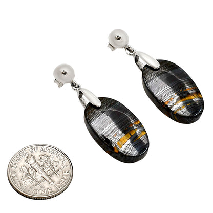 Iron Tiger Eye Earrings E-1199 SDE90675