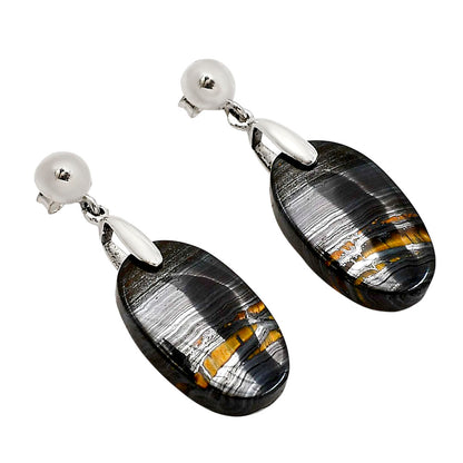 Iron Tiger Eye Earrings E-1199 SDE90675