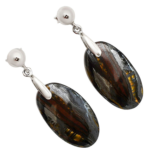 Iron Tiger Eye Earrings E-1199 SDE90676