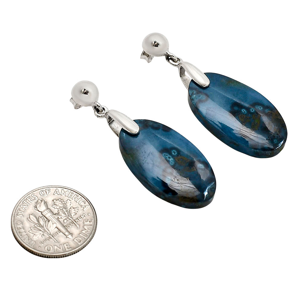 Shattuckite Earrings E-1199 SDE90677