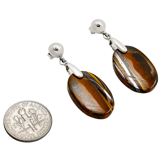 Iron Tiger Eye Earrings E-1199 SDE90678