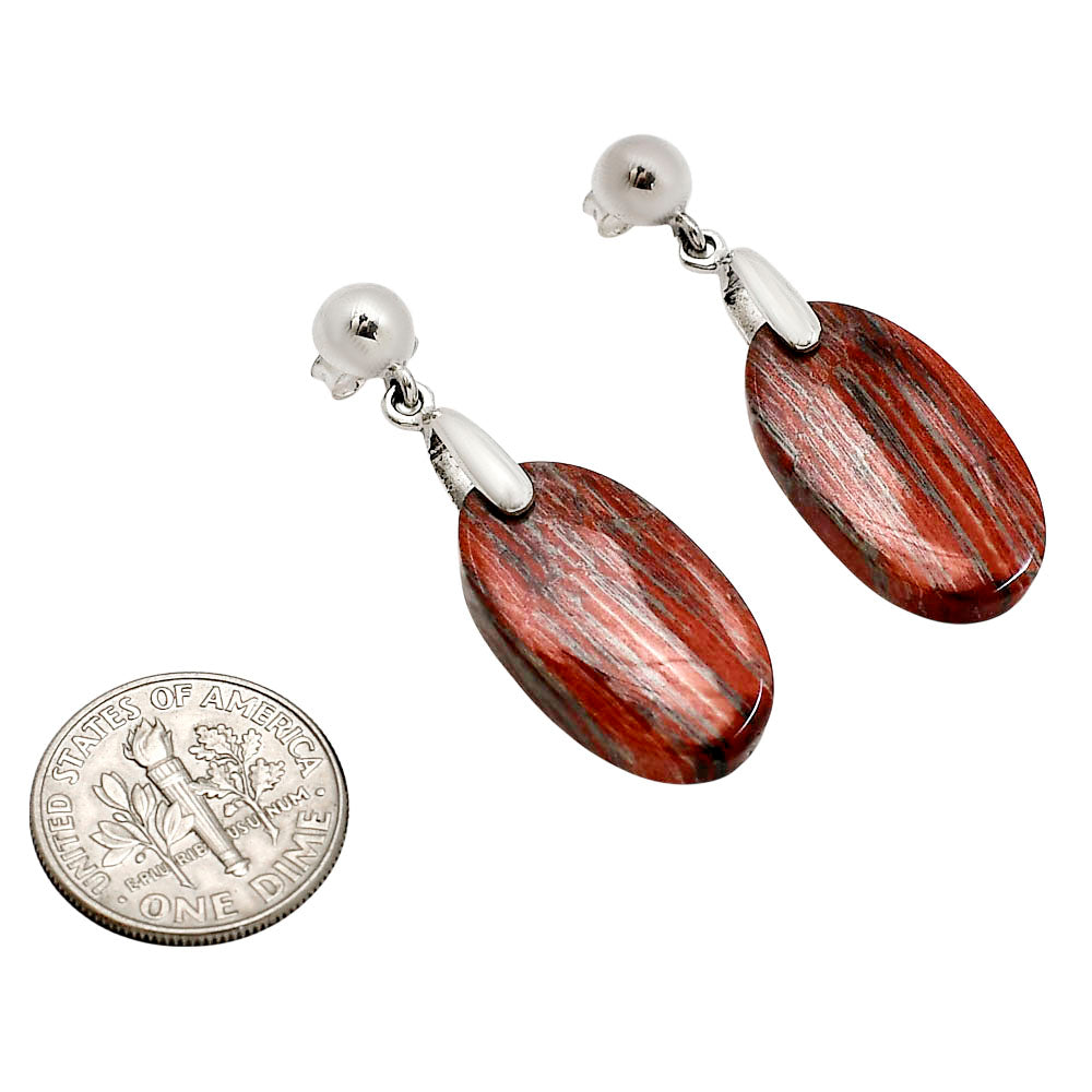 Snake Skin Jasper Earrings E-1199 SDE90679