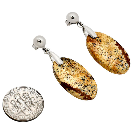 Picture Jasper Earrings E-1199 SDE90681