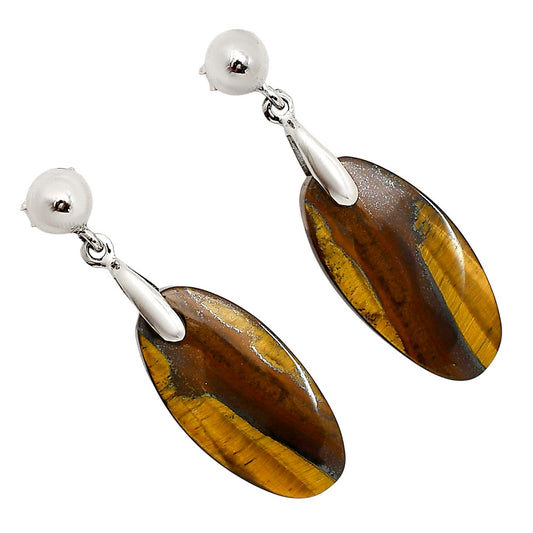 Iron Tiger Eye Earrings E-1199 SDE90683