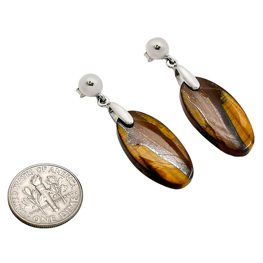 Iron Tiger Eye Earrings E-1199 SDE90683