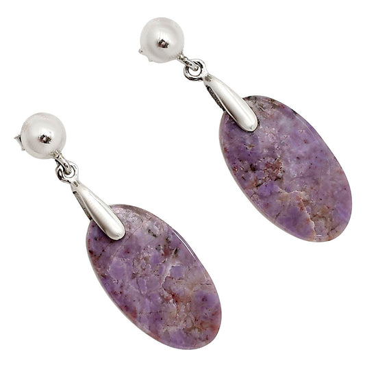 Lavender Jade Earrings E-1199 SDE90688