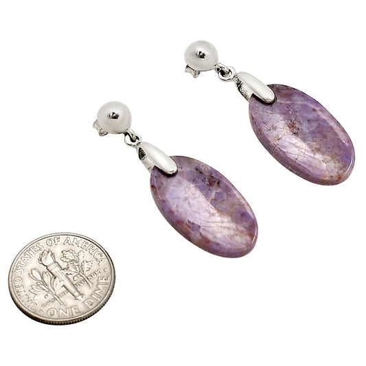 Lavender Jade Earrings E-1199 SDE90688