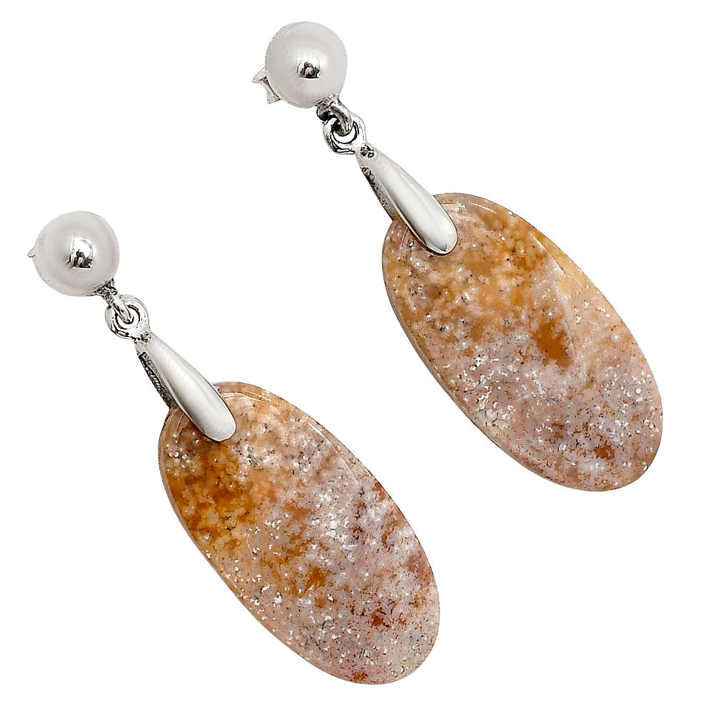 Rosetta Picture Jasper Earrings E-1199 SDE90690