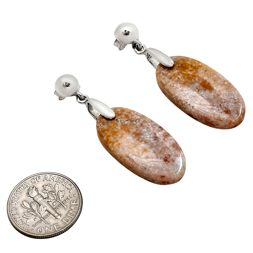 Rosetta Picture Jasper Earrings E-1199 SDE90690