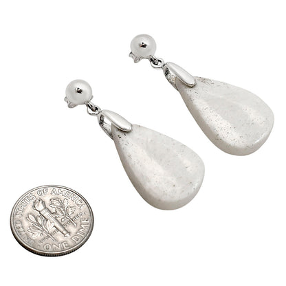 White Scolecite Earrings E-1199 SDE90692