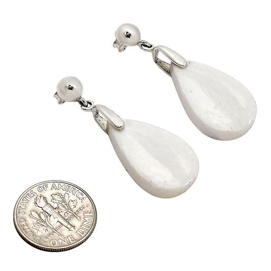 White Scolecite Earrings E-1199 SDE90694