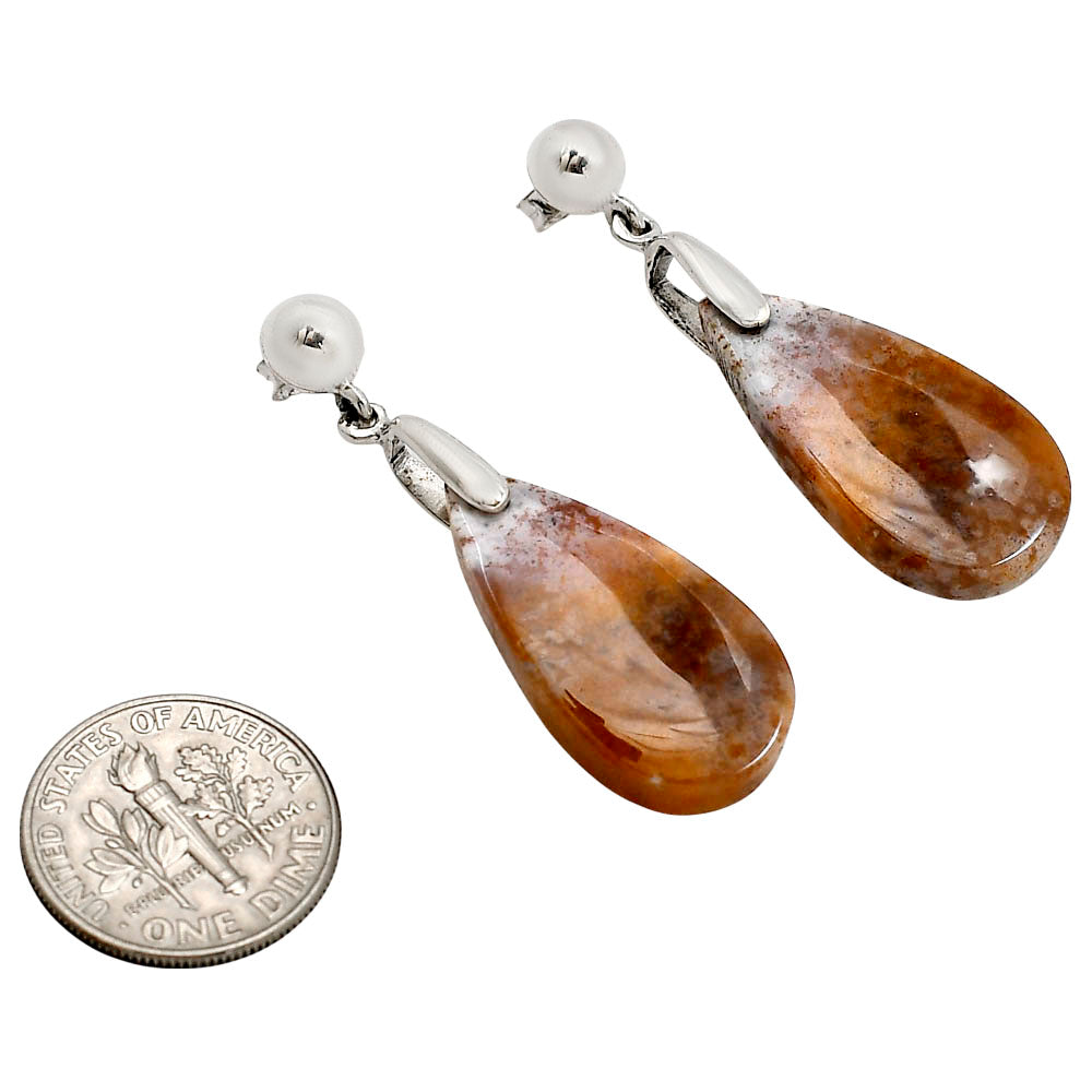 Rosetta Picture Jasper Earrings E-1199 SDE90701