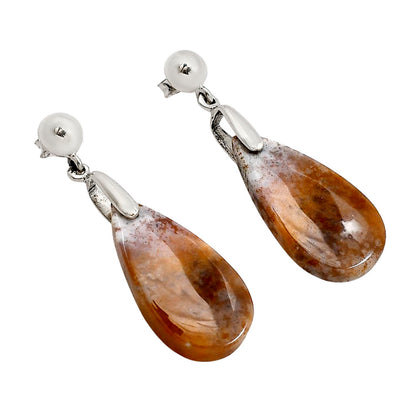 Rosetta Picture Jasper Earrings E-1199 SDE90701