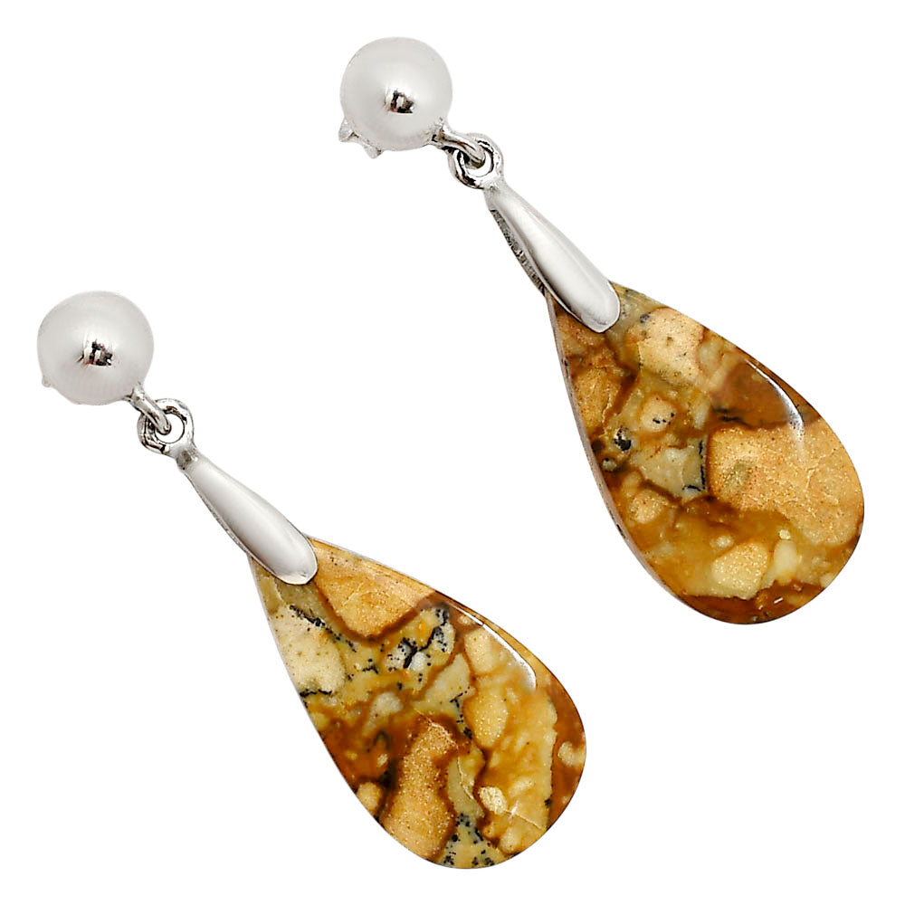 Picture Jasper Earrings E-1199 SDE90712