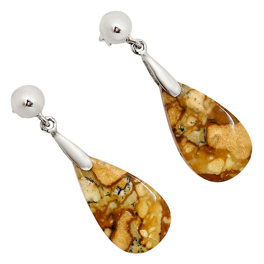 Picture Jasper Earrings E-1199 SDE90712