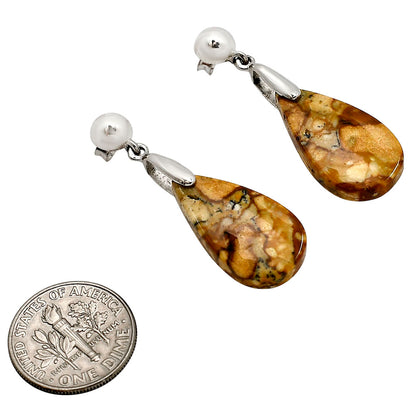 Picture Jasper Earrings E-1199 SDE90712