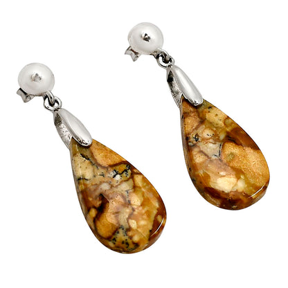 Picture Jasper Earrings E-1199 SDE90712