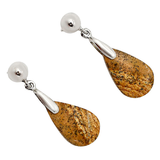 Picture Jasper Earrings E-1199 SDE90720