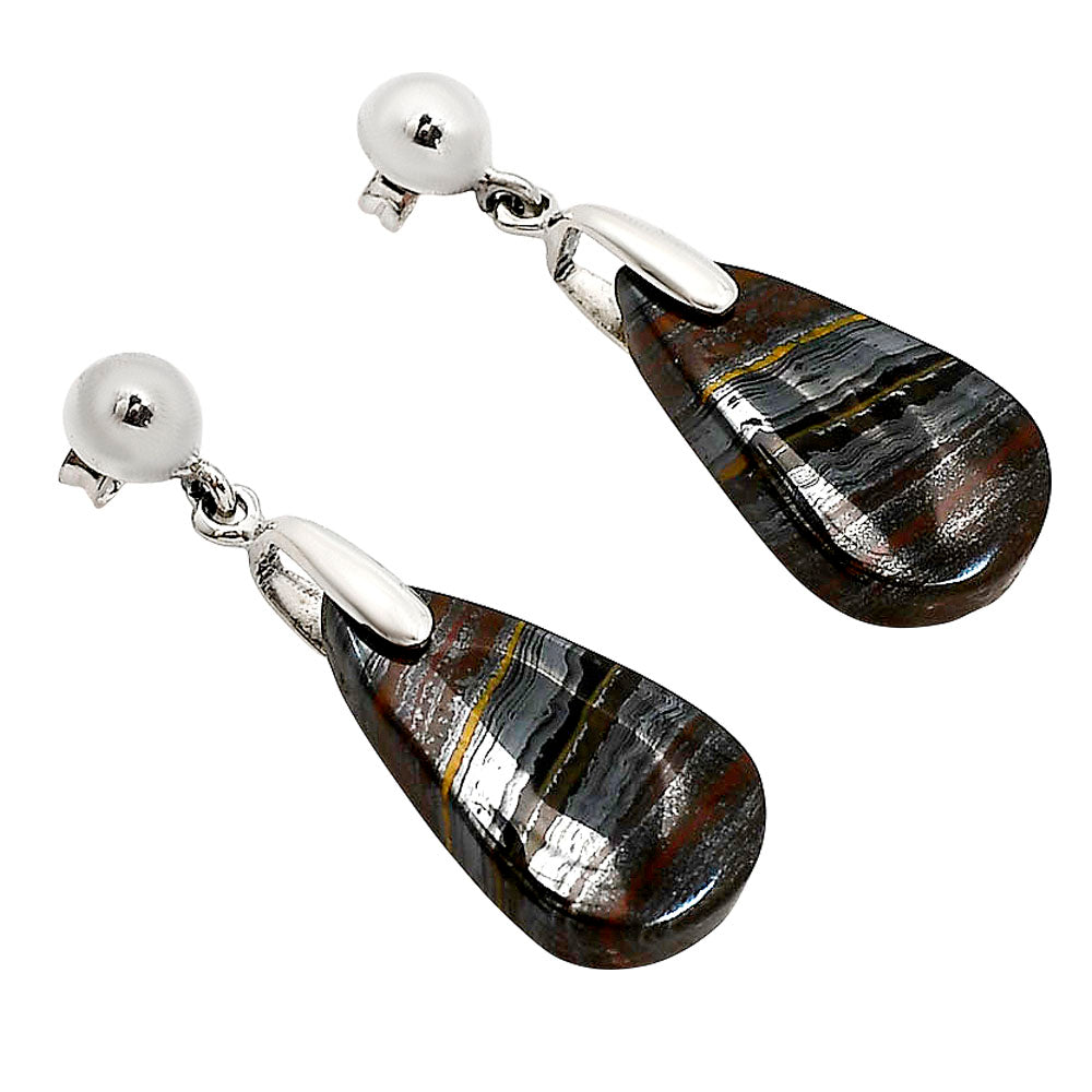 Iron Tiger Eye Earrings E-1199 SDE90721