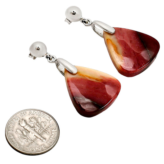 Red Mookaite Earrings E-1199 SDE90723