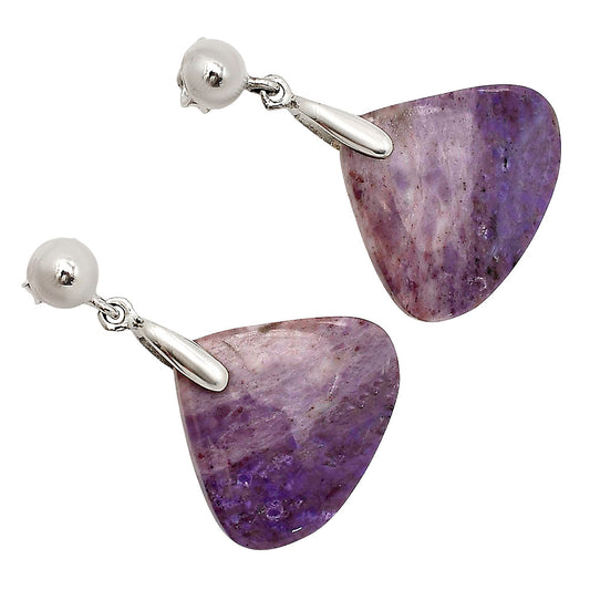 Lavender Jade Earrings E-1199 SDE90729