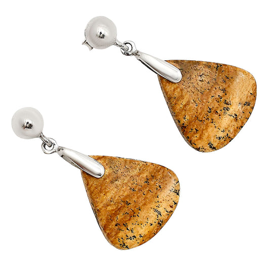 Picture Jasper Earrings E-1199 SDE90730